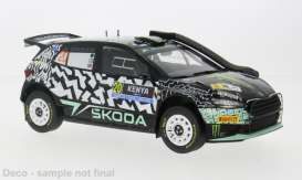 Skoda  - Fabia 2024 black - 1:18 - IXO Models - rmc222 - ixo18rmc222 | Toms Modelautos