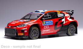 Toyota  - GR Yaris  2024 red/black/white - 1:18 - IXO Models - rmc211 - ixo18rmc211 | Toms Modelautos
