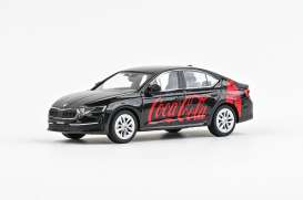Skoda  - Octavia IV 2024 black/red - 1:43 - Abrex - 143FA-048F04 - ab143FA-048F04 | Toms Modelautos