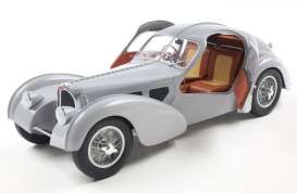 Bugatti  - Atlantic 57C 1937 silver - 1:18 - Solido - 1802106 - soli1802106 | Toms Modelautos