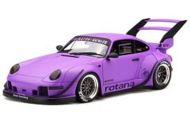 Porsche  - 911 2023 purple - 1:43 - Solido - 4318401 - soli4318401 | Toms Modelautos
