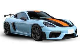Porsche  - Cayman 718 GT4 RS 2024 orange/blue - 1:43 - Solido - 4318802 - soli4318802 | Toms Modelautos