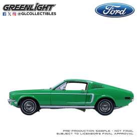 Ford Mustang - Coupe 1968 green - 1:18 - GreenLight - 13708 - gl13708 | Toms Modelautos