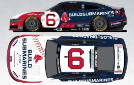 Ford  - Mustang 2025 white/red/blue - 1:24 - Action Racing Collectibles - CX62523SOXBW - arcCX62523SOXBW | Toms Modelautos