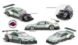 Nissan  - Silvia S13-R 1991 green - 1:64 - Mini GT - KHMG232 - MGTKHMG232 | Toms Modelautos