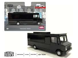 Foodtruck  - black - 1:64 - American Diorama - 70201 - AD70201 | Toms Modelautos