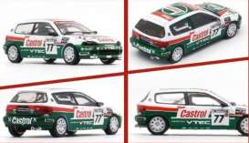 Honda  - Civic EG6 1993 red/white/green - 1:64 - BM Creations - 64B0478 - BM64B0478 | Toms Modelautos
