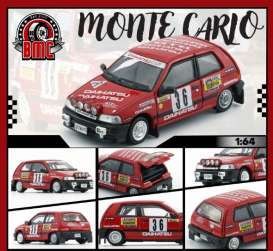 Daihatsu  - Charade 1988 red/white - 1:64 - BM Creations - 64B0447 - BM64B0447 | Toms Modelautos
