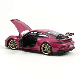 Porsche  - 911 GT3 2021 ruby star - 1:18 - Norev - 187381 - nor187381 | Toms Modelautos