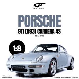 Porsche  - 911 1995 silver - 1:8 - GT Spirit - GTS801901 - GTS801901 | Toms Modelautos