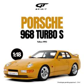 Porsche  - 968 Turbo S 1993 yellow - 1:18 - GT Spirit - GT947 - GT947 | Toms Modelautos