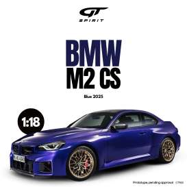 BMW  - M2 CS 2025 blue - 1:18 - GT Spirit - GT552 - GT552 | Toms Modelautos