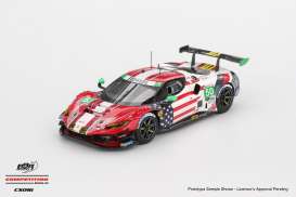 Ferrari  - 296 GT3 2025 red/whitte - 1:43 - BBR - CS016 - BBRCS016 | Toms Modelautos