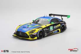 Mercedes Benz AMG - GT3 EVO 2025 blue/yellow - 1:18 - Top Speed - TS0676 - TS0676 | Toms Modelautos