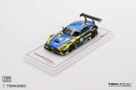 Mercedes Benz  - AMG GT3 EVO 2025 blue/yellow - 1:43 - TrueScale - TSM430902 - TSM430902 | Toms Modelautos