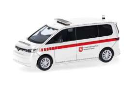 Volkswagen  - Multivan 2022 white/red - 1:87 - Herpa - H098779 - herpa098779 | Toms Modelautos