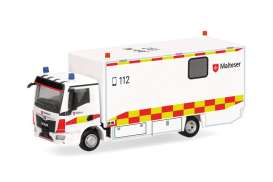 MAN  - TGL white/red/yellow - 1:87 - Herpa - H098809 - herpa098809 | Toms Modelautos