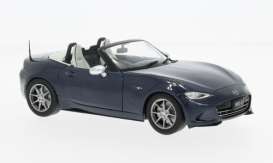 Mazda  - MX-5 2019 dark blue - 1:24 - Whitebox - 124251 - WB124251 | Toms Modelautos