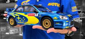 Subaru  - Impreza 2003 blue/yellow - 1:12 - OttOmobile Miniatures - G092 - ottoG092 | Toms Modelautos