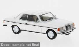 Mercedes Benz  - C123 Coupe 1977 white - 1:87 - Brekina - 870796 - PCX870796 | Toms Modelautos