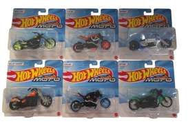 Assortment/ Mix  - Hotweels *Moto* various - 1:18 - Hotwheels - X4221-953E - hwmvX4221-953E | Toms Modelautos