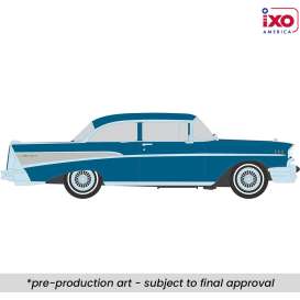 Chevrolet  - Bel Air Sedan 1957 blue - 1:64 - IXO America - IA64021 - ixoIA64021 | Toms Modelautos