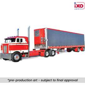 Kenworth  - Bullnose 1950 red/white/chrome - 1:64 - IXO America - U64TRTR005 - ixoU64TRTR005 | Toms Modelautos