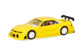 Opel  - Calibra Phase IV yellow - 1:87 - Herpa - 022101-002 - herpa022101-002 | Toms Modelautos