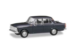 Moskvitch  - 408 std antraciet - 1:87 - Herpa - 024365-007 - herpa024365-007 | Toms Modelautos