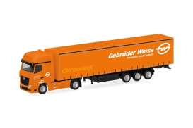 Mercedes Benz  - Actros orange - 1:160 - Herpa - 66891 - herpa066891 | Toms Modelautos
