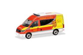 MAN  - TGE red/yellow - 1:87 - Herpa - 098816 - herpa098816 | Toms Modelautos