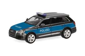 Audi  - Q7 black/blue - 1:87 - Herpa - 098946 - herpa098946 | Toms Modelautos