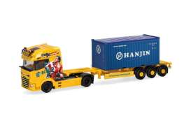 Daf  - XG+ blue/orange - 1:87 - Herpa - 320672 - herpa320672 | Toms Modelautos