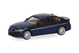 BMW  - Alpina B3 Limo blue - 1:87 - Herpa - 430890-002 - herpa430890-002 | Toms Modelautos