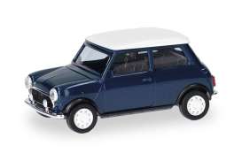 Mini Cooper - Mayfair blue - 1:87 - Herpa - 431149-002 - herpa431149-002 | Toms Modelautos