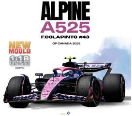 Alpine  - A525 2025 pink/blue - 1:18 - Solido - 1818903 - soli1818903 | Toms Modelautos