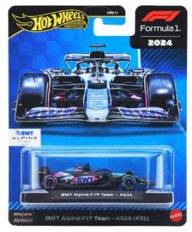 Alpine  - A524 pink/blue - 1:64 - Hotwheels - JBM09 - hwmvJBM09 | Toms Modelautos