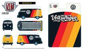 Volkswagen  - Delivery Van 1960 black/red/orange - 1:64 - M2 Machines - 31500HS69 - M2-31500HS69 | Toms Modelautos