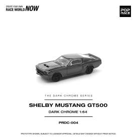 Shelby Mustang - GT500 dark chrome - 1:64 - Pop Race Limited - PRDC004 - PRDC004 | Toms Modelautos