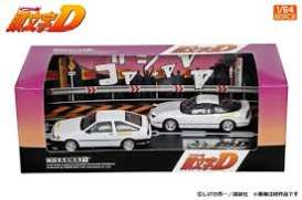 Toyota Nissan - AE86/180SX white - 1:64 - Modeler’s - MD64221 - MD64221 | Toms Modelautos