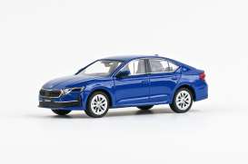 Skoda  - Octavia IV FL 2024 blue - 1:43 - Abrex - 143AB-048MQ - ab143AB-048MQ | Toms Modelautos