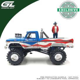 Ford  - F-250 1979 blue/white/red - 1:18 - GreenLight - 13726 - gl13726 | Toms Modelautos
