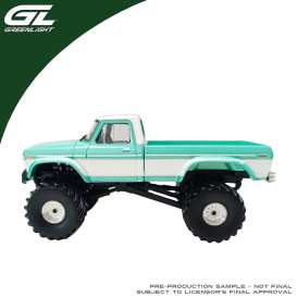 Ford  - F-250 1979 green/white - 1:43 - GreenLight - 86650 - gl86650 | Toms Modelautos