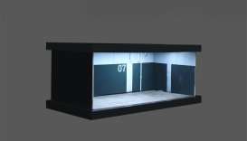 diorama Accessoires - B-0607 parking lot  - 1:64 - Black Box Diorama - MO960122 - MO960122 | Toms Modelautos