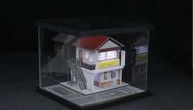 diorama Accessoires - 07 streetscape with light  - 1:64 - Black Box Diorama - MO960207 - MO960207 | Toms Modelautos