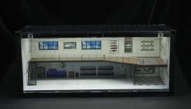 diorama Accessoires - Container  *Container workshop  - 1:64 - Black Box Diorama - MO400213 - MO400213 | Toms Modelautos