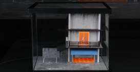 diorama Accessoires - 10 streetscape with light  - 1:64 - Black Box Diorama - MO960210 - MO960210 | Toms Modelautos