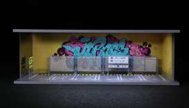 diorama Accessoires - Graffiti with light F varius - 1:64 - Black Box Diorama - MO914406 - MO914406 | Toms Modelautos