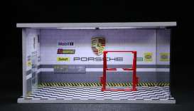 diorama Accessoires - F-workshop with light various - 1:64 - Black Box Diorama - MO916007 - MO916007 | Toms Modelautos