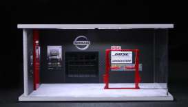 diorama Accessoires - G-workshop with light various - 1:64 - Black Box Diorama - MO916008 - MO916008 | Toms Modelautos
